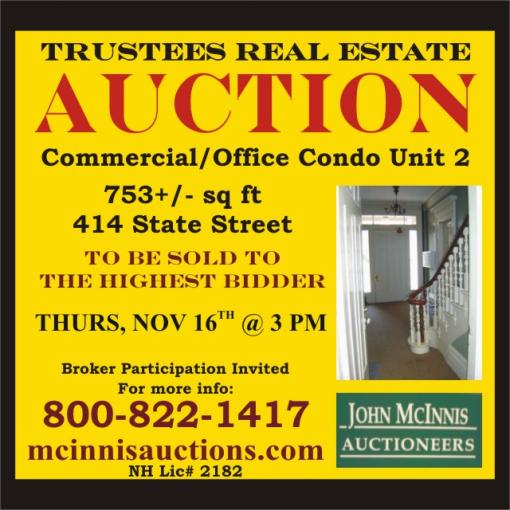 Court Ordered Real Estate Auction John McInnis Auctioneers
