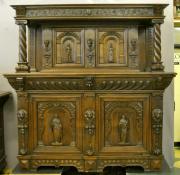 Carved German Court Cabinet